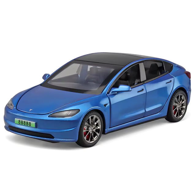 Tesla Model 3 2024-2025 Diecast Model Car – PocketGarage Edition