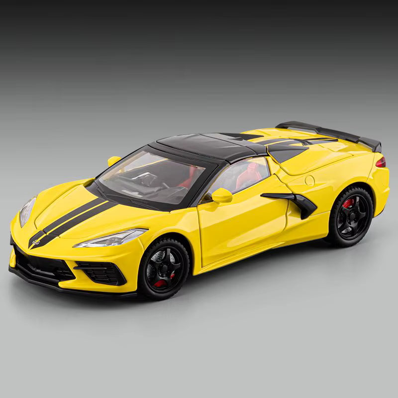 Corvette C8 Coupe Diecast Model Car – PocketGarage Edition