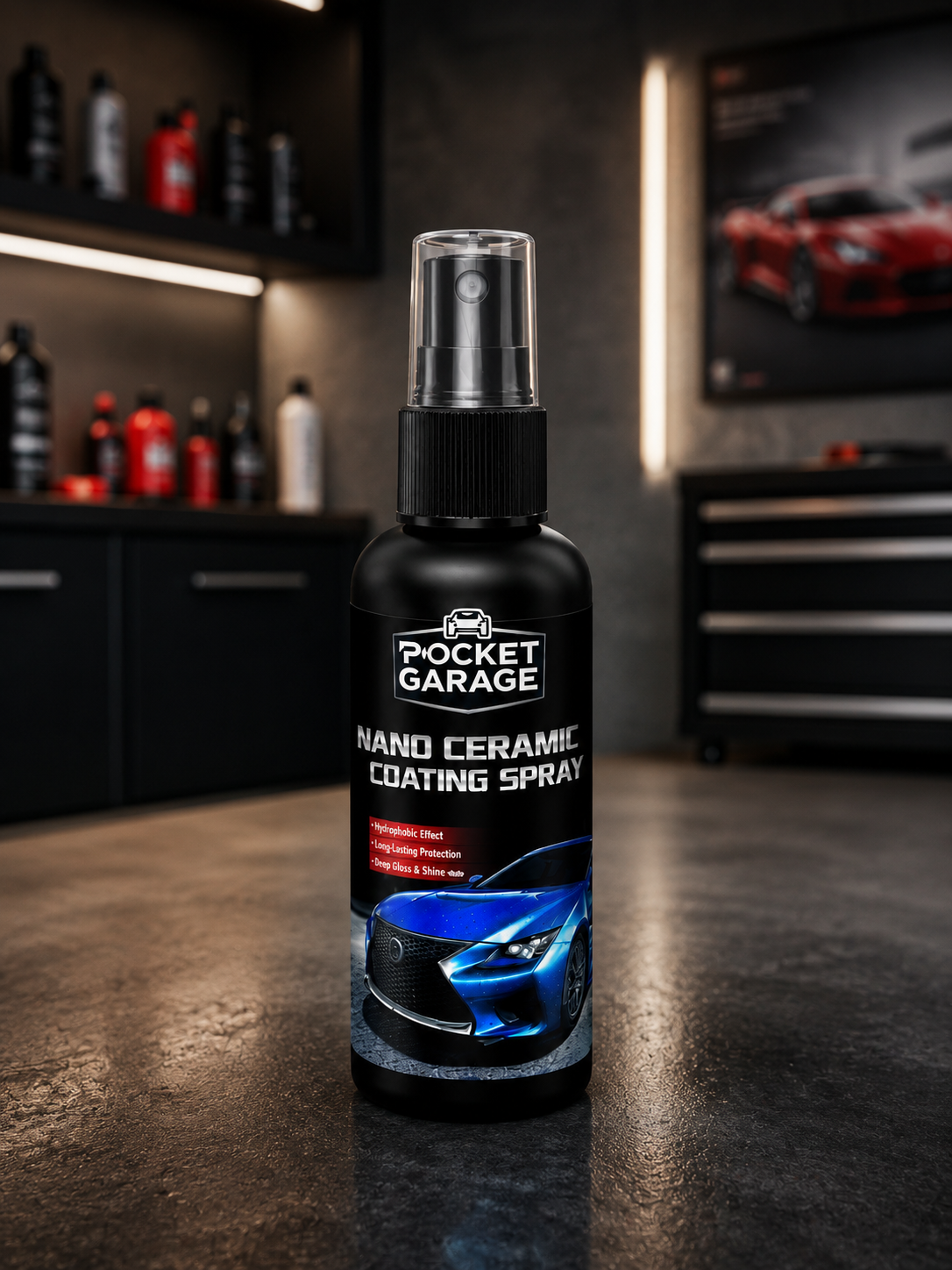 Nano Ceramic Coating Spray – PocketGarage Edition