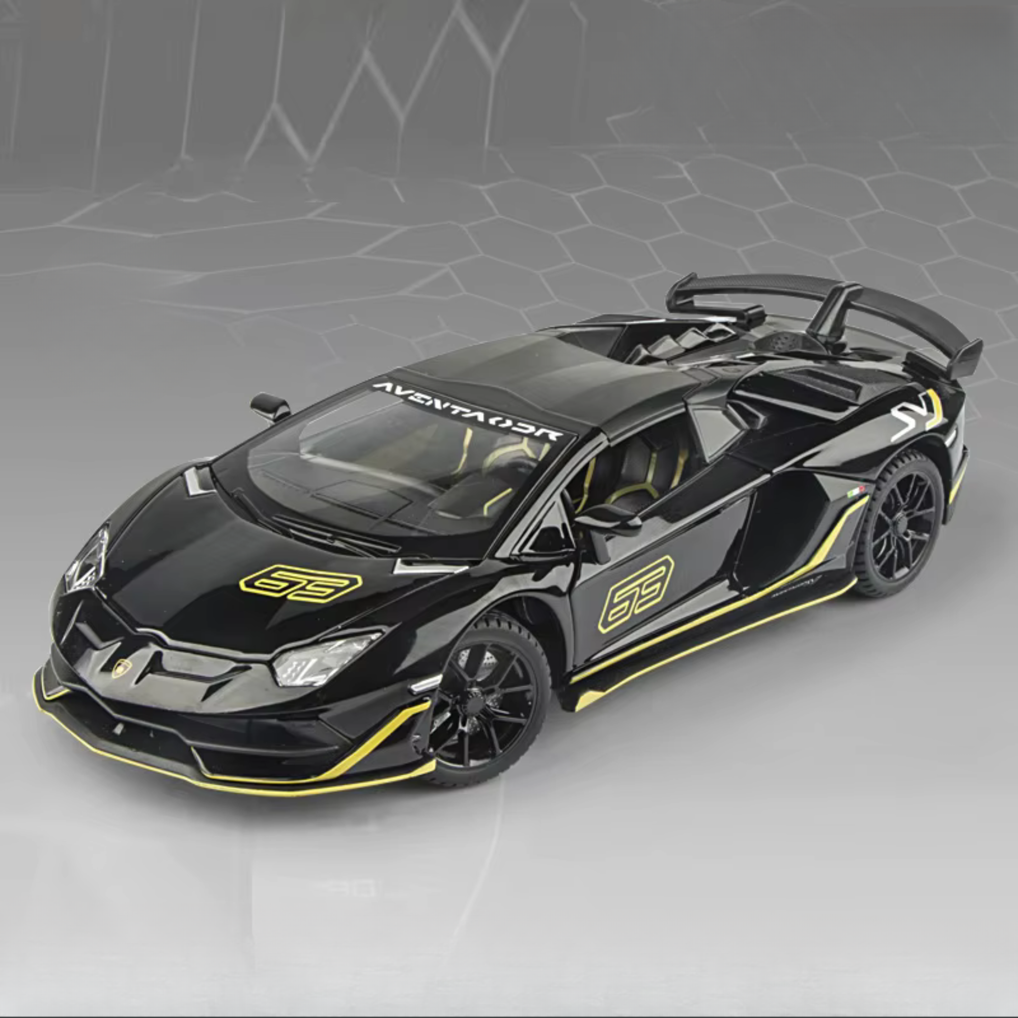 Lamborghini Aventador SVJ 63 Diecast Model Car – PocketGarage Edition