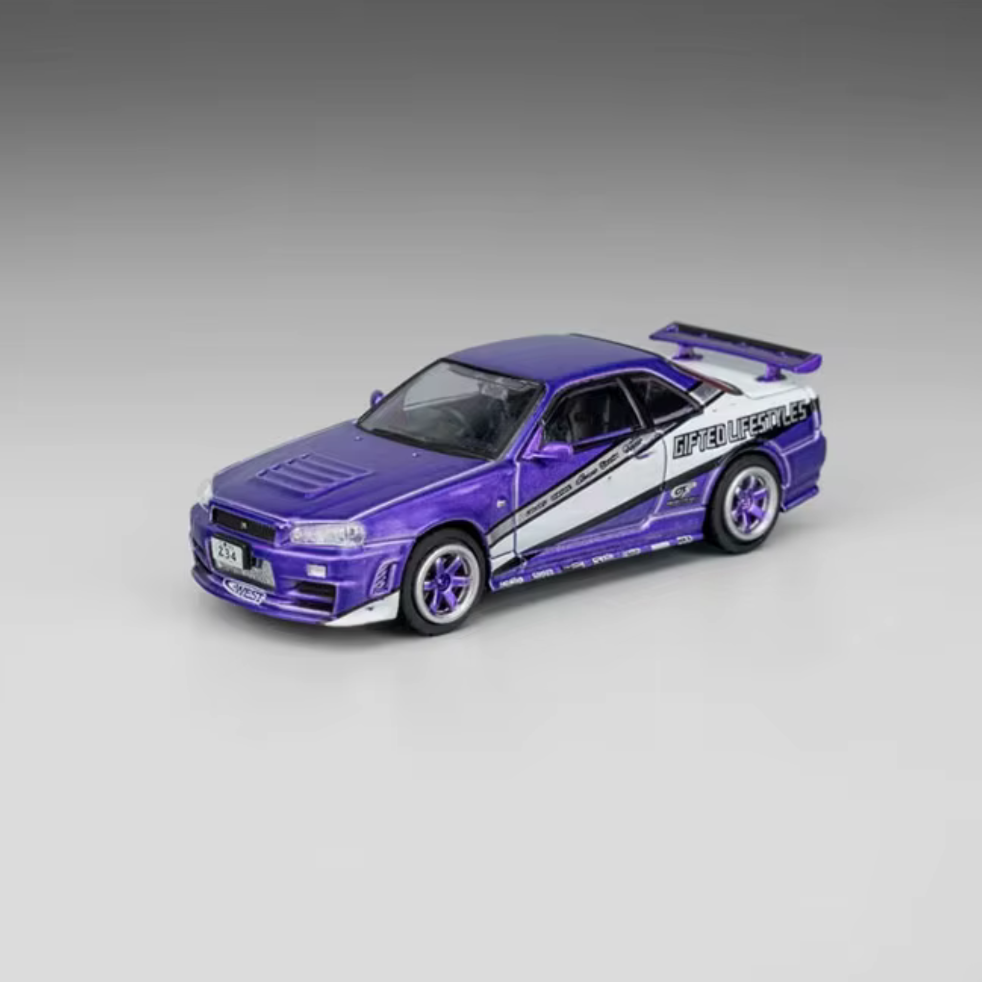 Nissan Skyline R34 Diecast Model Car – PocketGarage Edition