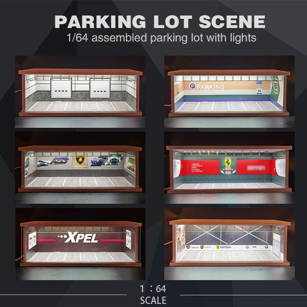 Mini Car Garage Display Set